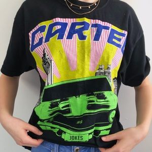 Bold car “Cartel” graphic tshirt